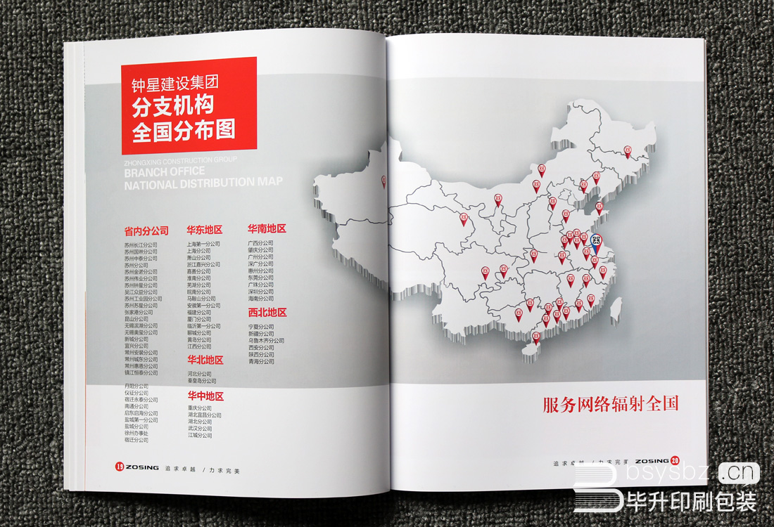 南京印刷廠 建設(shè)畫冊