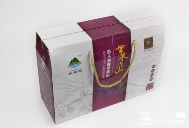 紫參淮山瓦楞包裝盒