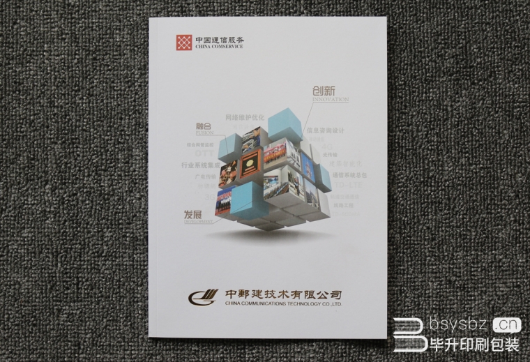 中郵建技術有限公司畫冊印刷